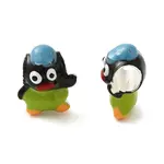 Cartoon Penguin Alloy Enamel European Beads