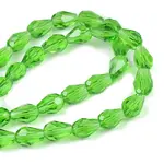 Transparent Glass Beads Strands