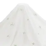 Polyester Flower Pattern Mesh Fabric