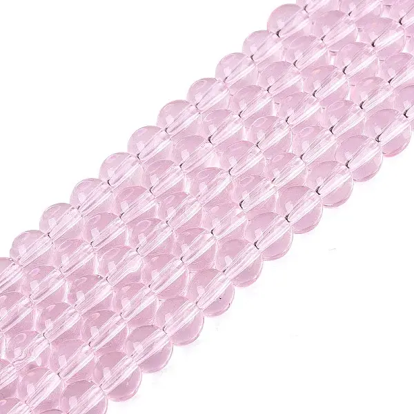 Transparent Glass Beads Strands