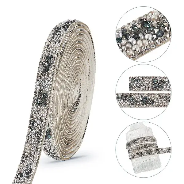 Hotfix Rhinestone Ribbon Trimming