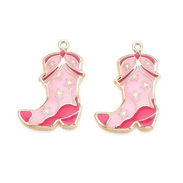 Rack Plating Alloy Enamel Pendants