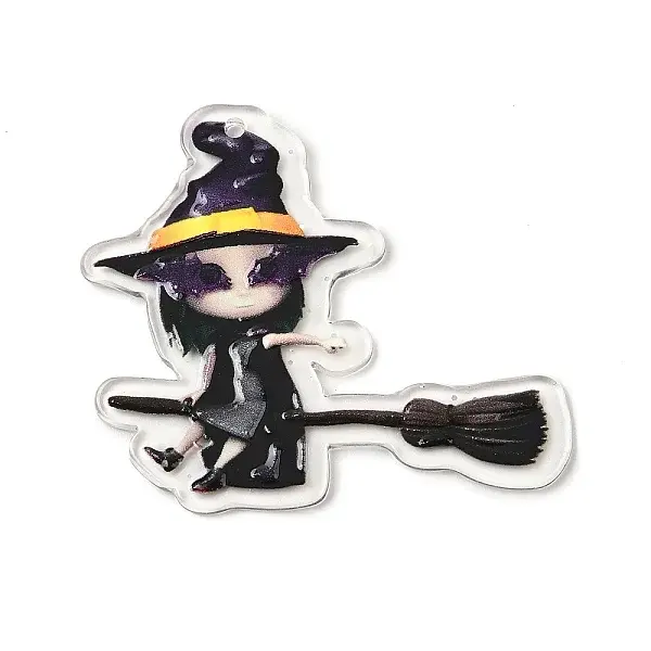 Halloween Printed Acrylic Pendants