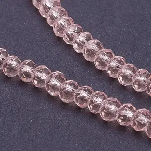 Transparent Glass Beads Strands