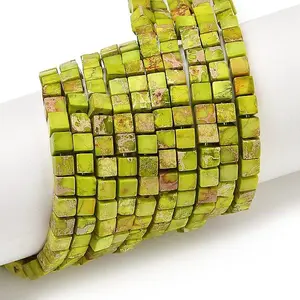 Dyed Natural Imperial Jasper Beads Strands