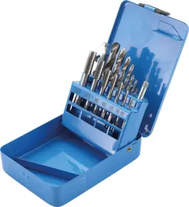 BGS technic Závitníky M3-M12 a vrtáky 2,5-10,2 mm, sada 15 dílů - BGS 1987