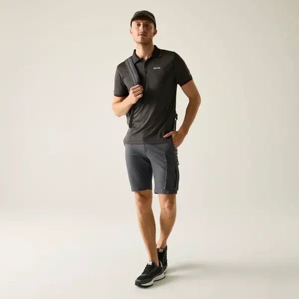 Pánské polo tričko regatta remex ii černá l