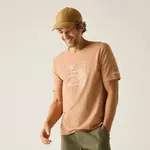 Pánské bavlněné tričko regatta cline ix béžová xxl