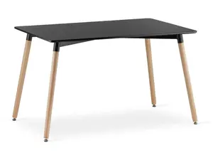 Čierny jedálenský stôl ADRIA 120x80 cm