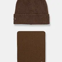 Vlnená čiapka a šál Lacoste