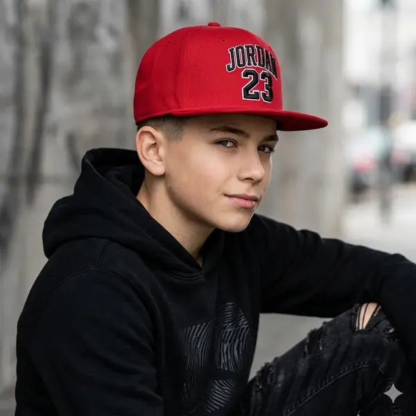 Jordan  jersey flatbrim cap 8-20yr