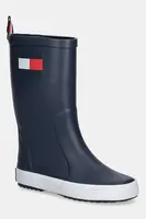 Dětské holínky Tommy Hilfiger tmavomodrá barva, T3XC-33923