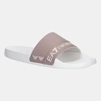 Pantofle EA7 Emporio Armani dámské, růžová barva, AF15128.7X000110