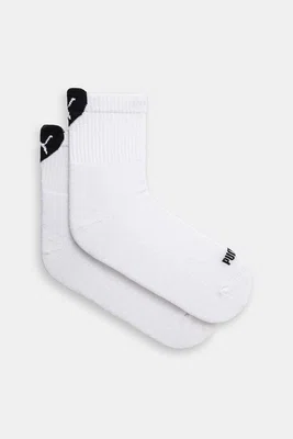 Ponožky Puma 2-pack bílá barva, 938555