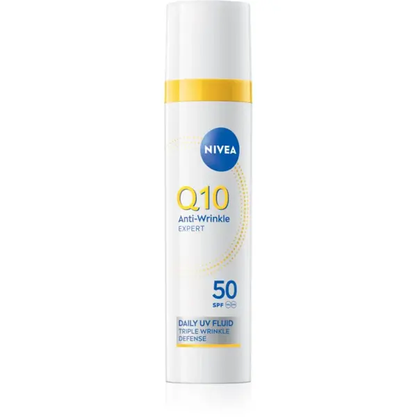NIVEA Q10 Anti-Wrinkle ultra lehký fluid SPF 50 40 ml