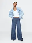 GAP Džíny Baggy Mid Rise UltraSoft - Dámské