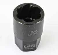 Hlavice nástrčná na poškozené šrouby 3/8", rozměr 13 mm - SATRA Velikost: 17 mm