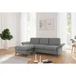 Sit & More ROHOVÁ SEDAČKA, textil, šedá