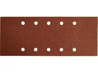 Brusné papíry, různé hrubosti, 115 x 280 mm, 10 otvorů, 10 ks - EXTOL PREMIUM Zrnitost: P40