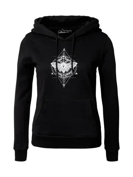 Merchcode Mikina  čierna / biela