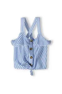 MINOTI Blúzka  modrá / biela