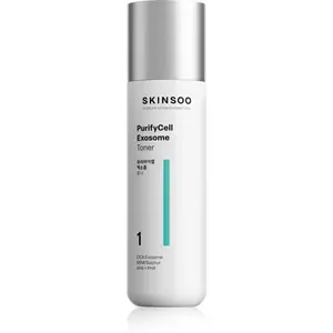 SKINSOO PurifyCell Exosome Toner zklidňující tonikum na regulaci kožního mazu 200 ml