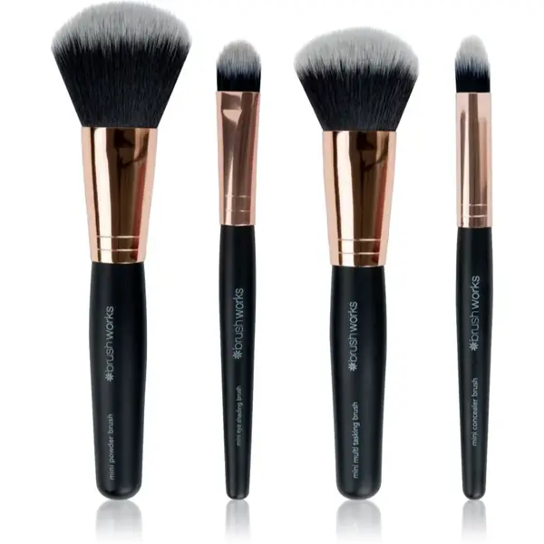 Brushworks Travel Brush Set sada mini štetcov