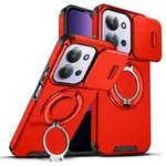 Camslide Stand obal, Xiaomi Redmi 15C, červený