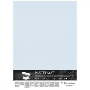 Papír pro pastel Pastelmat 50x70cm 360g light blue - 5ks v balení