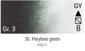 Akvarelové barvy Grand Godet – 30 Perylene Green