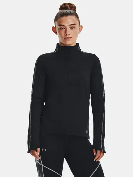 Under Armour Tričko UA Train CW 1/2 Zip-BLK - Dámské