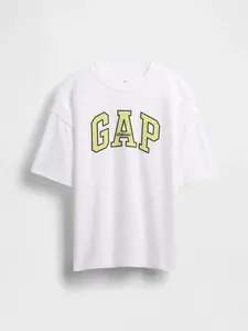 GAP Dětské oversize tričko Heavyweight Athletic Logo - Kluci