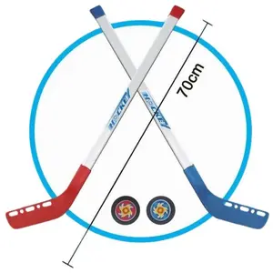 Hokejky s pukom - sada 4ks