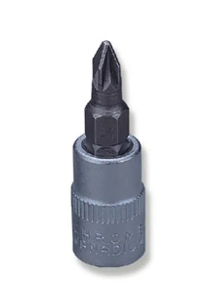 Zástrčná hlavice šroubovací, křížová Pozidrive, 1/4", velikost PZ0 - JONNESWAY S12H200 Velikost: PZ1
