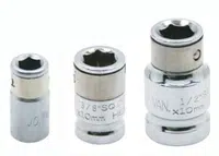 Adaptér pro 6hranný bit, 1/2" x bit 5/16" - JONNESWAY S44H4208A Velikost: 3/8x5/16 "