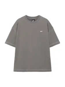 Pull&Bear Tričko 'STWD'  tmavosivá