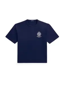Polo Ralph Lauren Tričko  námornícka modrá / biela