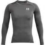 Under Armour HG ARMOUR COMP LS Pánske tričko, sivá, veľkosť XXXL