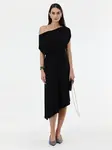 Čierne dámske midi šaty ORSAY