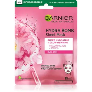 Garnier Textil Masks Hydra Bomb plátenná maska s rozjasňujúcim účinkom 28 g