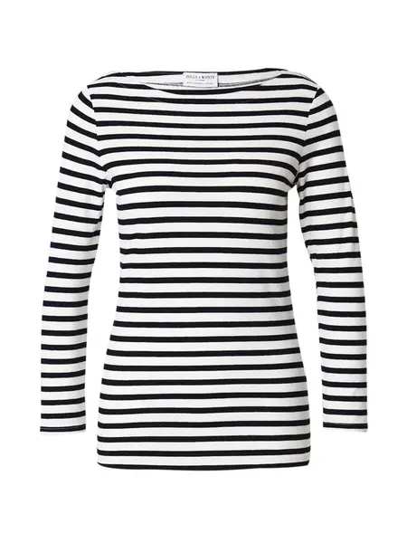 Lindex Tričko 'Pacific'  tmavomodrá / biela