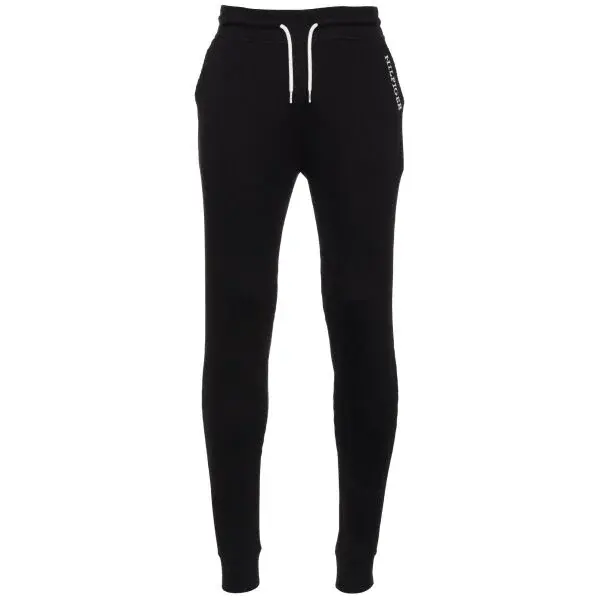 Tommy Hilfiger MONOTYPE PANTS Pánske tepláky, čierna, veľkosť