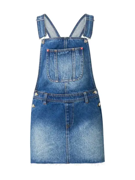 Monki Sukňa na traky  modrá denim