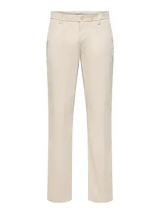 Only & Sons Chino nohavice 'ONSWeft'  kamenná
