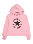 CONVERSE Mikina  ružová / čierna