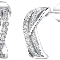 Silvego Stříbrné náušnice se zirkony Amabel JJJE0461