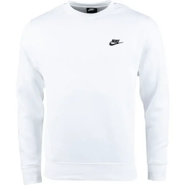 Nike SPORTSWEAR CLUB Pánská mikina, bílá, velikost XXL