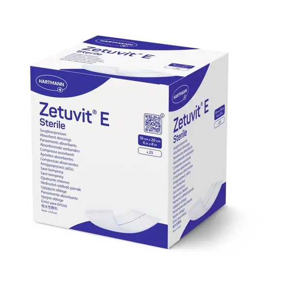 Zetuvit E savé kompresy 10 x 20 cm sterilní 25 ks