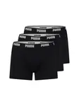 PUMA Boxerky  svetlosivá / čierna