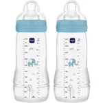 MAM Easy Active™ Baby Bottle detská fľaša 4m+ Blue 2x330 ml